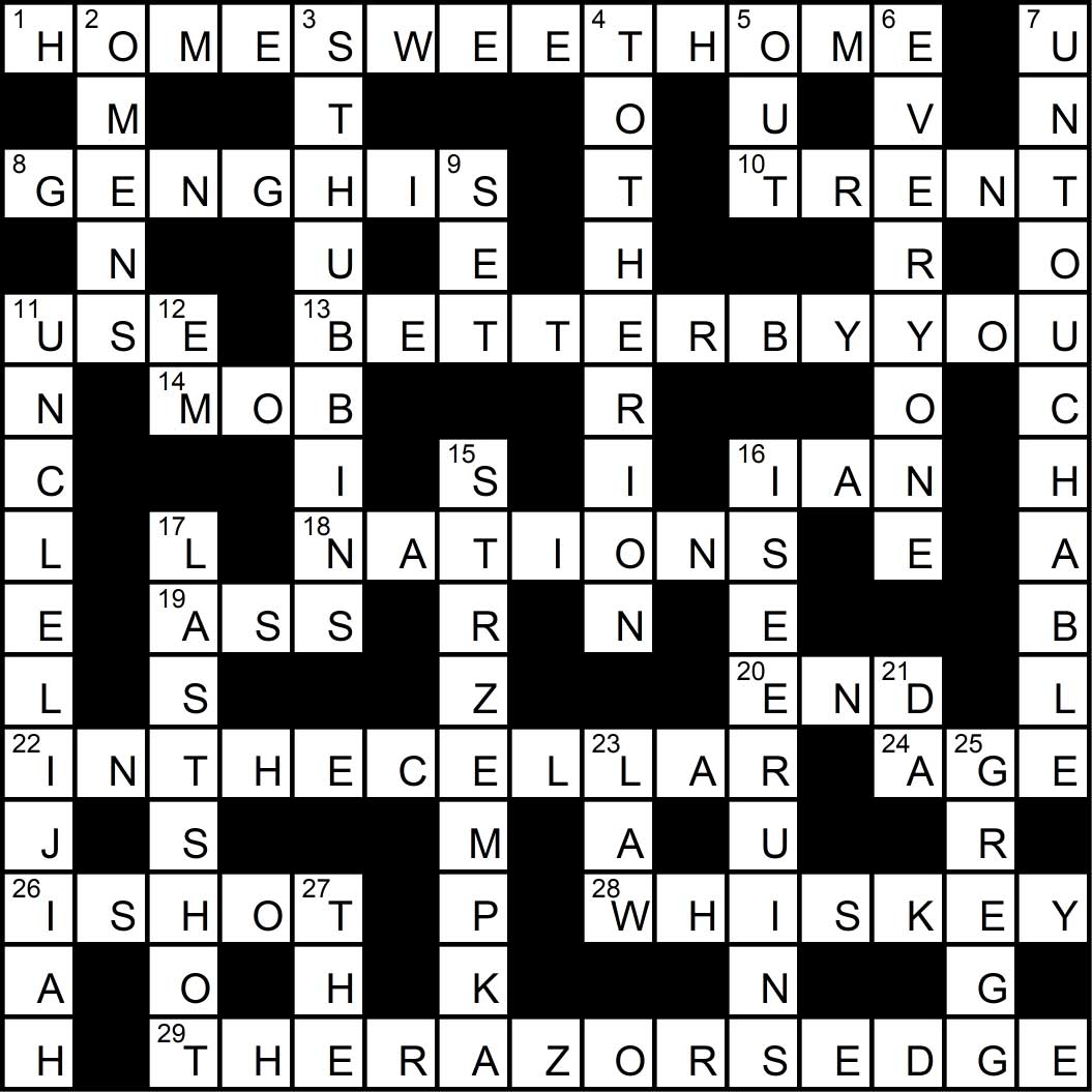 Crossword puzzle issue13