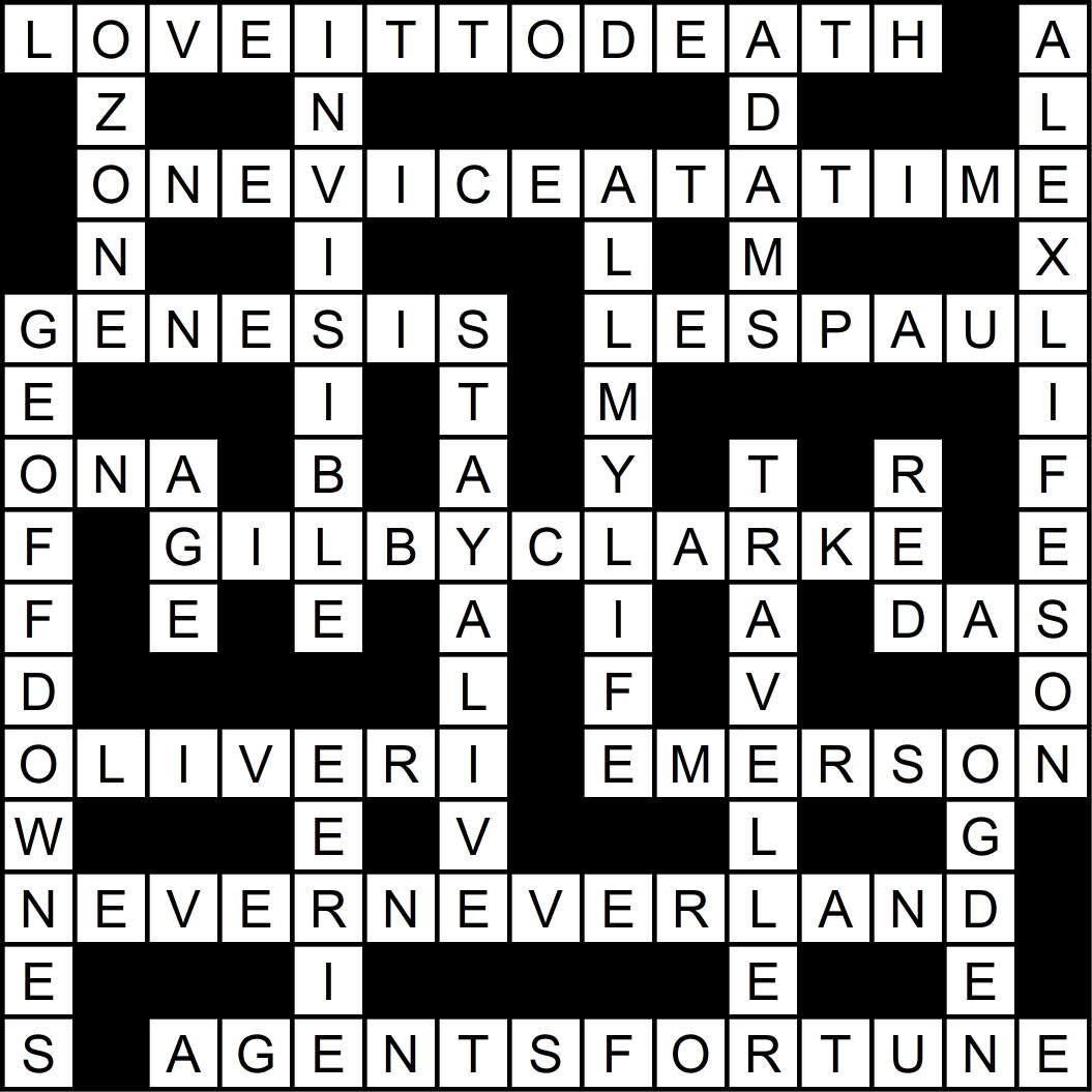 Crossword puzzle issue19