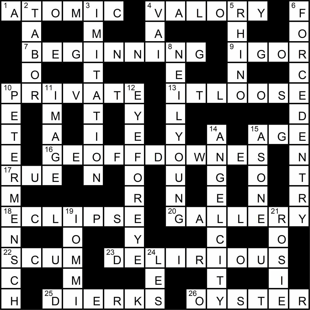 Crossword puzzle issue30