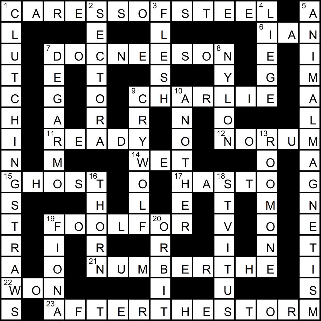 Crossword puzzle issue31