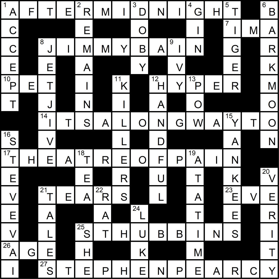 Crossword puzzle issue33