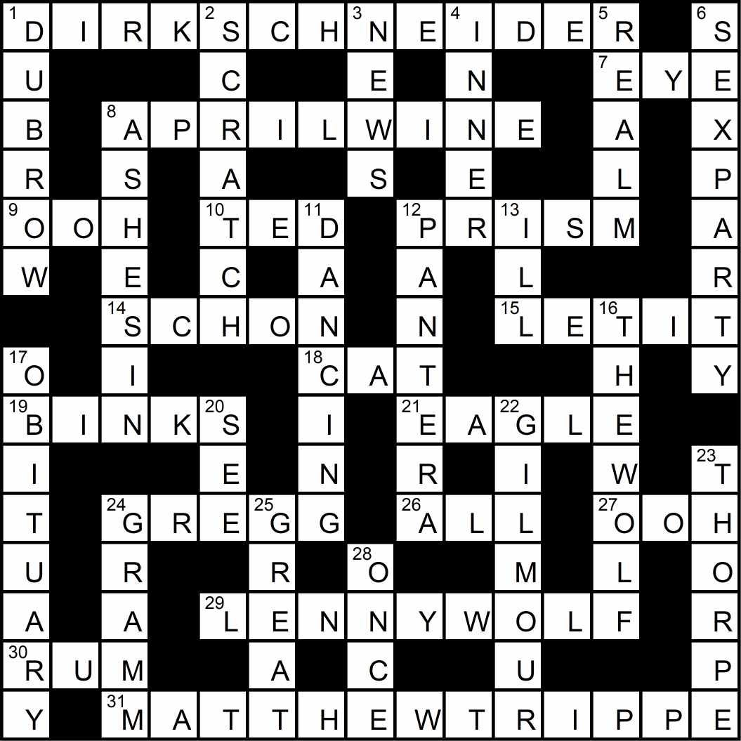 Crossword puzzle issue35