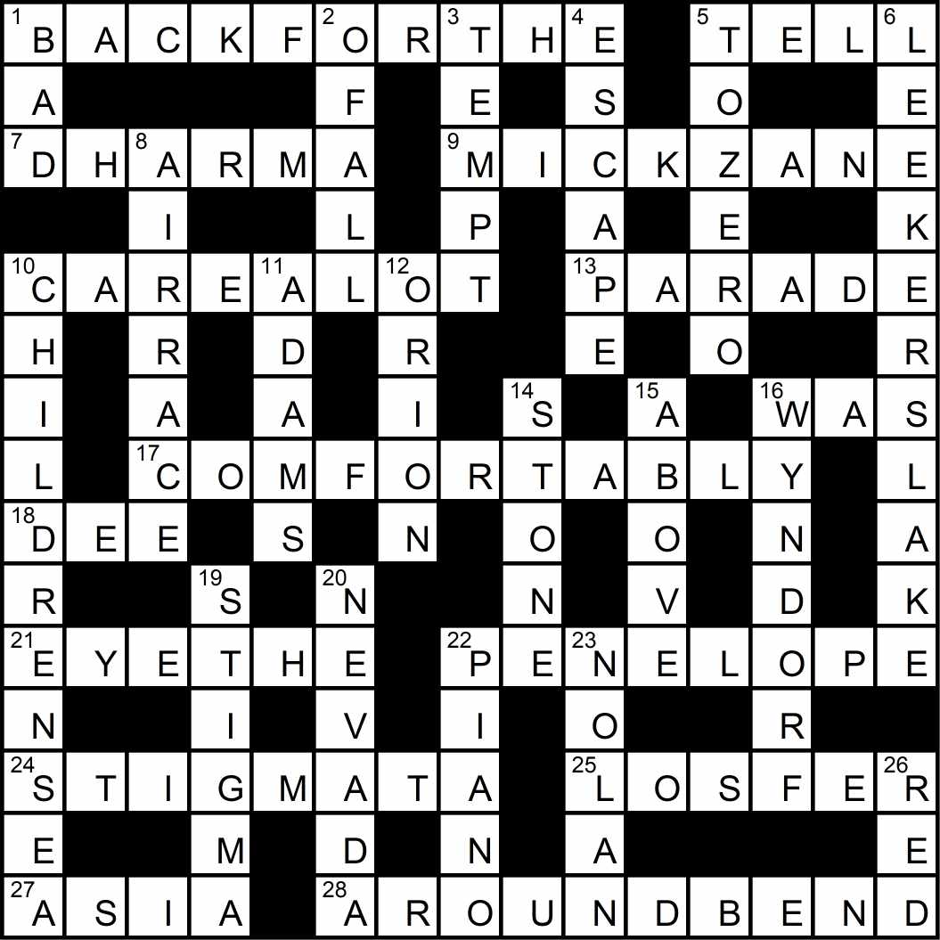 Crossword puzzle issue36