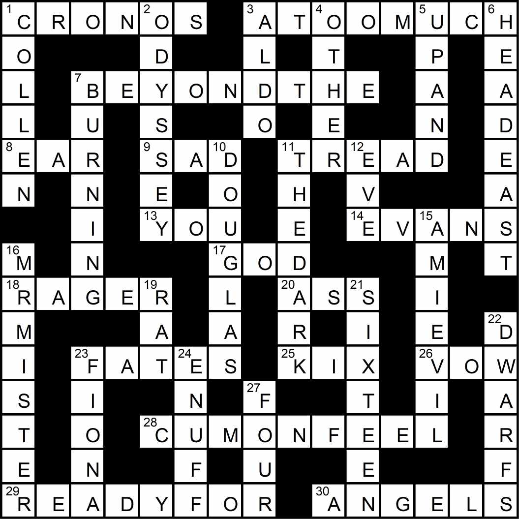 Crossword puzzle issue37
