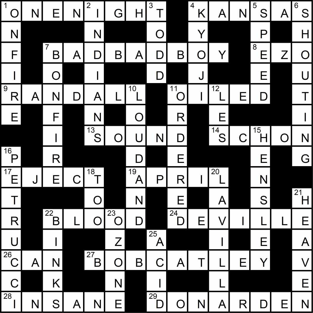 Crossword puzzle issue39
