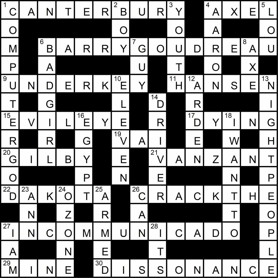 Crossword puzzle issue42