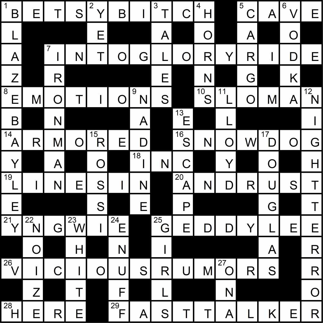 Crossword puzzle issue44