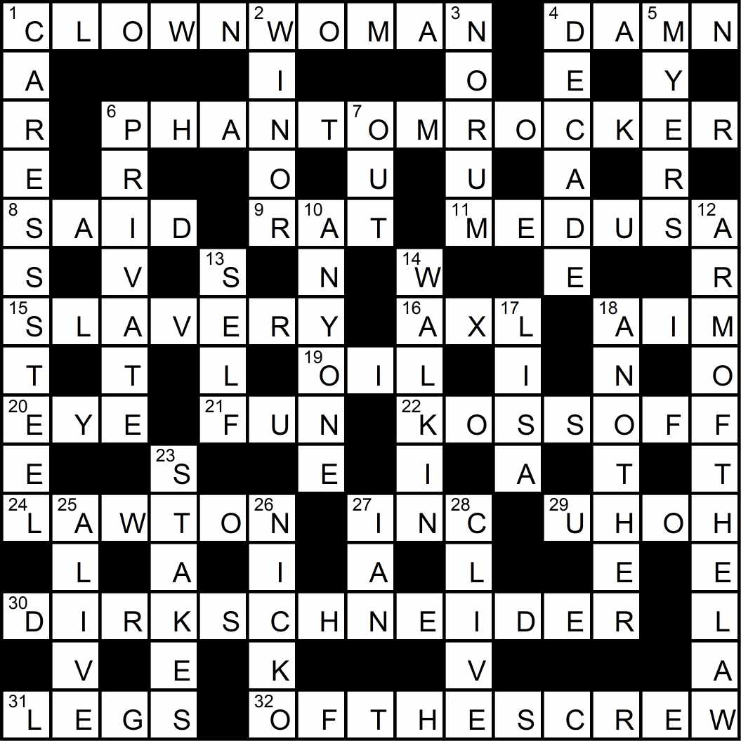 Crossword puzzle issue46