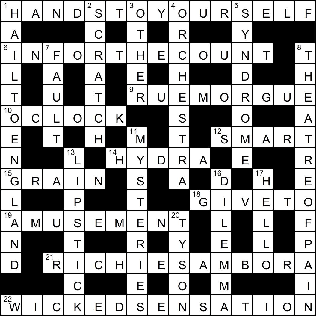 Crossword puzzle issue 5