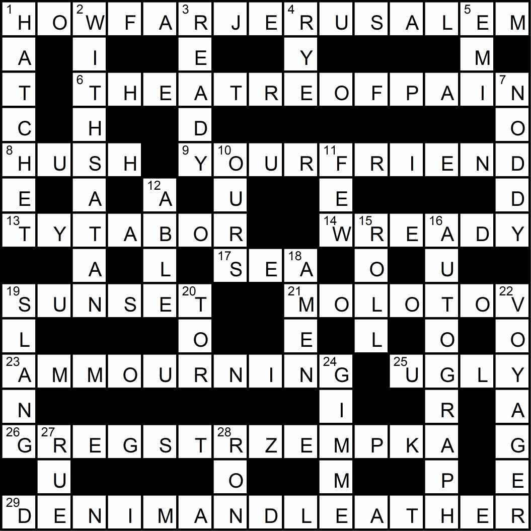 Crossword puzzle issue52