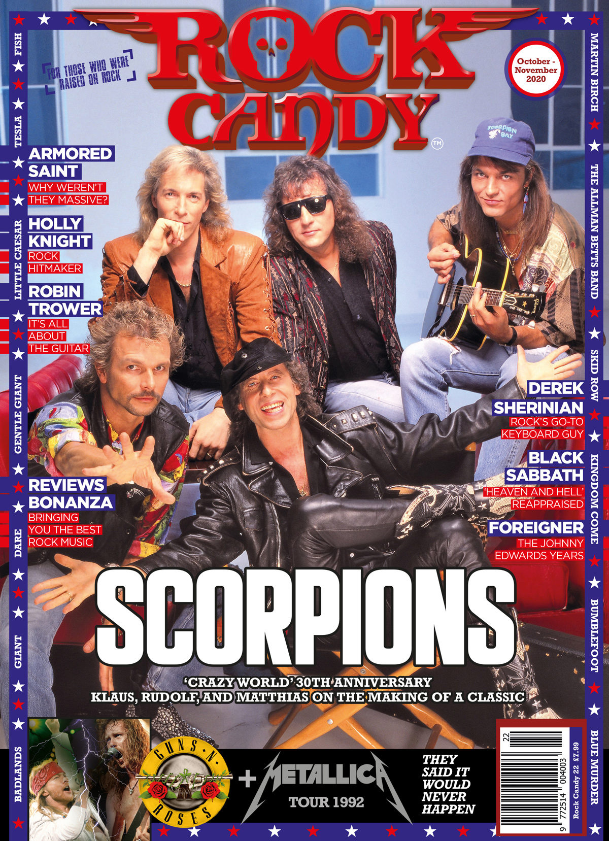 Issue 22 is available right now, featuring our mega-feature celebrating the 30th anniversary of the Scorpions classic ‘Crazy World’.