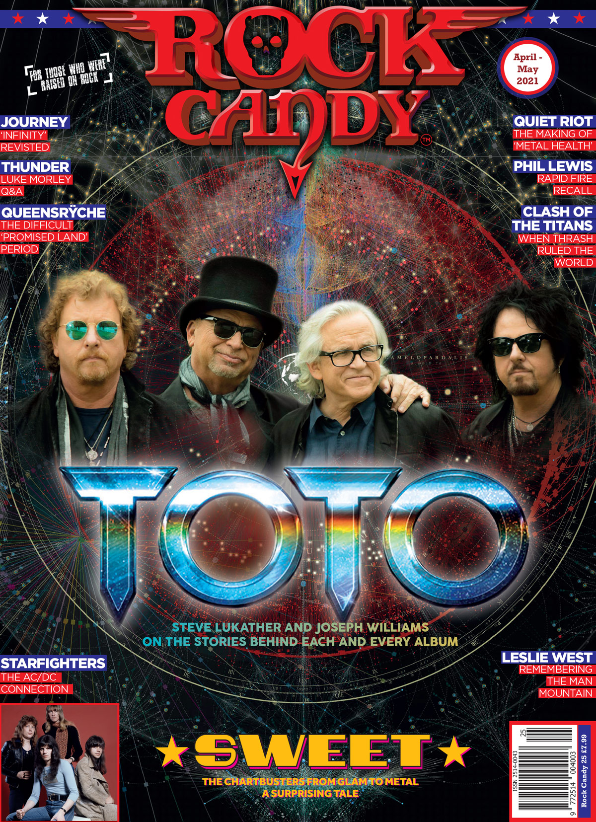 Issue 25 is available right now, featuring our 12-page monster Toto cover story