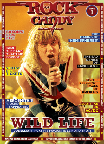 Rock Candy Magazine Opening Page